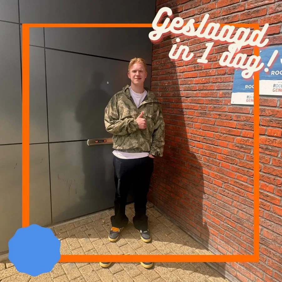 Geslaagde cursisten op weg naar het beroep vrachtwagenchauffeur