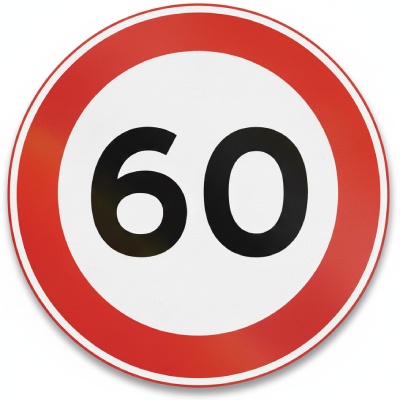 Verkeersbord 60km/u
