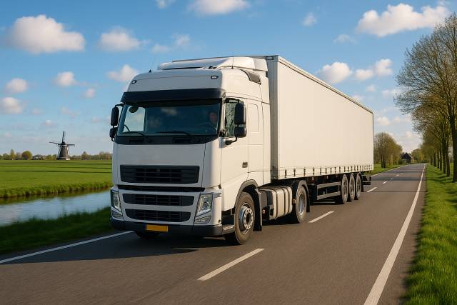 EBS vrachtwagen